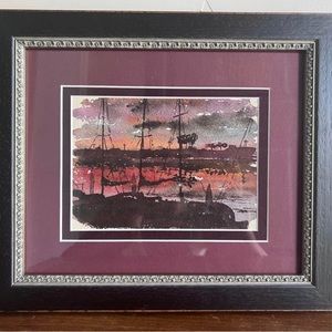 Marco Sassone Original Watercolor circa 1968